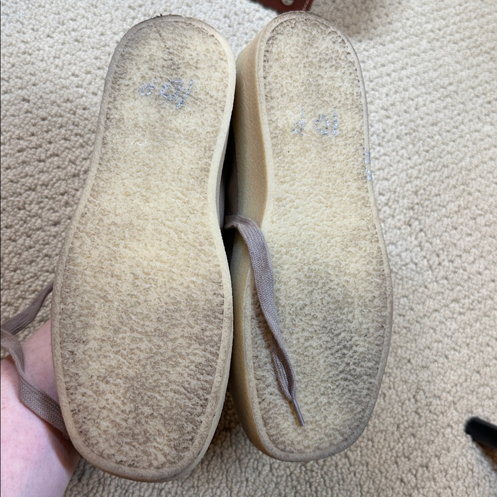 Steve Madden Wayland Wallabee Taupe Suede Platform Shoes Retro 70s Sz 8.5 - Picture 9 of 9